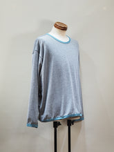 画像をギャラリービューアに読み込む, dip "カラーコンビ カットソー "CHARCOAL"