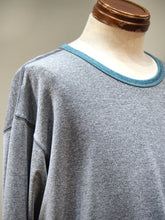 画像をギャラリービューアに読み込む, dip "カラーコンビ カットソー "CHARCOAL"