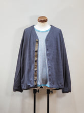 画像をギャラリービューアに読み込む, dip "ワッフルカーディガン CHARCOAL"