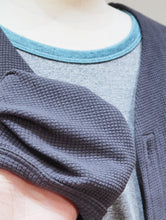 画像をギャラリービューアに読み込む, dip "ワッフルカーディガン CHARCOAL"