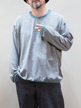 画像をギャラリービューアに読み込む, dip "カラーコンビ カットソー "CHARCOAL"