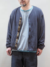 画像をギャラリービューアに読み込む, dip "ワッフルカーディガン CHARCOAL"