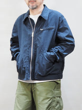 画像をギャラリービューアに読み込む, SAGE DE CRET "コットン ヘンプ ショートZIP UP ジャケット NAVY"
