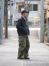 画像をギャラリービューアに読み込む, SAGE DE CRET "コットン ヘンプ ショートZIP UP ジャケット NAVY"
