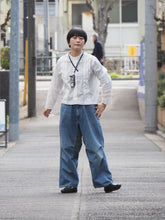 画像をギャラリービューアに読み込む, NOUVELLES DU PARADIS "シャンブレーレース ブラウス OFF WHITE"