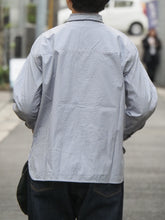 画像をギャラリービューアに読み込む, NOUVELLES DU PARADIS "フリルアレンジ ブラウス BLUE STRIPE"