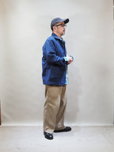 画像をギャラリービューアに読み込む, MOJITO "リネン コットン PROPOSE SACK COAT NAVY"