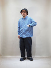画像をギャラリービューアに読み込む, nisica "レギュラーカラー シャツ BLUE STRIPE"