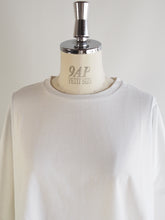 画像をギャラリービューアに読み込む, NOUVELLES DU PARADIS "コットン天竺 ワイドTシャツ OFF WHITE”