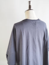 画像をギャラリービューアに読み込む, NOUVVELES DU PARADIS "コットン天竺 ワイドTシャツ SUMIKURO"