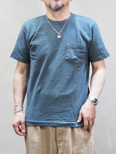 画像をギャラリービューアに読み込む, PATCHII "リサイクルコットン 吊り編み 丸胴 Tシャツ S BLUE"