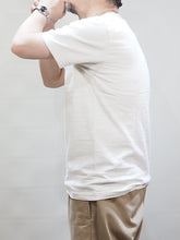 画像をギャラリービューアに読み込む, PATCHII "リサイクルコットン 吊り編み 丸胴 Tシャツ OFF WHITE"