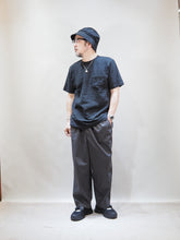 画像をギャラリービューアに読み込む, PATCHII "リサイクルコットン 吊り編み 丸胴 Tシャツ BLACK"