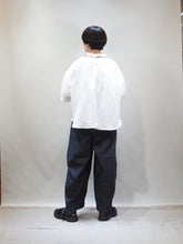 画像をギャラリービューアに読み込む, ORDINARY FITS "リネン 半袖バーバーブラウス"