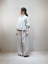 画像をギャラリービューアに読み込む, SETTO ″LINEN FEELING SHIRT LIGHT GREEN″