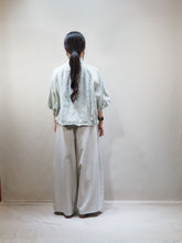 画像をギャラリービューアに読み込む, SETTO ″LINEN FEELING SHIRT LIGHT GREEN″