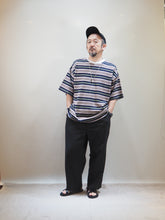 画像をギャラリービューアに読み込む, SETTO × toulouse "2タック ワイドテーパードチノパンツ BLACK"