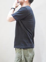 画像をギャラリービューアに読み込む, PATCHII "リサイクルコットン 吊り編み 丸胴 Tシャツ BLACK"