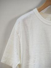 画像をギャラリービューアに読み込む, PATCHII "リサイクルコットン 吊り編み 丸胴 Tシャツ OFF WHITE"