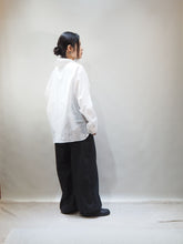 画像をギャラリービューアに読み込む, mizuiro ind "ギャザースタンドカラーシャツ"