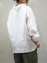 画像をギャラリービューアに読み込む, mizuiro ind "ギャザースタンドカラーシャツ"