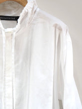 画像をギャラリービューアに読み込む, mizuiro ind "ギャザースタンドカラーシャツ"