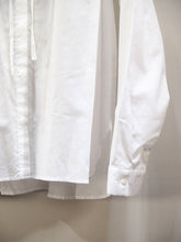 画像をギャラリービューアに読み込む, mizuiro ind "ギャザースタンドカラーシャツ"