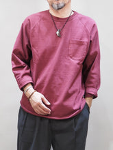 画像をギャラリービューアに読み込む, BARNS OURFITTERS “90‛s ヘヴィーウェイト 8分袖 ベースボールTシャツ BURGANDY“