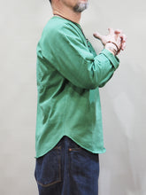 画像をギャラリービューアに読み込む, BARNS OURFITTERS “90‛s ヘヴィーウェイト 8分袖 ベースボールTシャツ GREEN“