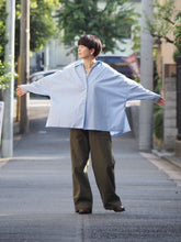 画像をギャラリービューアに読み込む, MIDIUMISOLID "スキッパ― ポンチョシャツ"