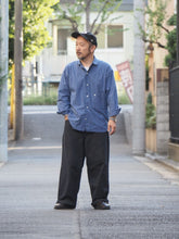 画像をギャラリービューアに読み込む, nisica "レギュラーカラー シャツ BLUE PURPLE CK"