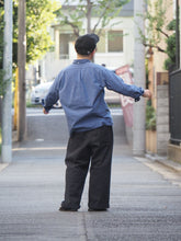 画像をギャラリービューアに読み込む, nisica "レギュラーカラー シャツ BLUE PURPLE CK"