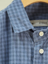 画像をギャラリービューアに読み込む, nisica "レギュラーカラー シャツ BLUE PURPLE CK"