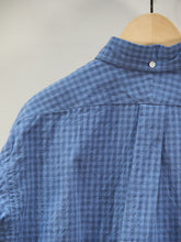 画像をギャラリービューアに読み込む, nisica "レギュラーカラー シャツ BLUE PURPLE CK"