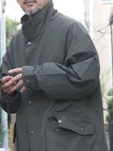 画像をギャラリービューアに読み込む, AUDIENCE "コットンナイロン高密度ポプリン M-90 スタンドモッズコート OLIVE"