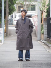 画像をギャラリービューアに読み込む, KELEN "BAL COLLAR COAT CHARCOAL/NAVY"