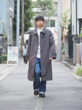 画像をギャラリービューアに読み込む, KELEN "BAL COLLAR COAT CHARCOAL/NAVY"