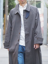 画像をギャラリービューアに読み込む, KELEN "BAL COLLAR COAT CHARCOAL/NAVY"
