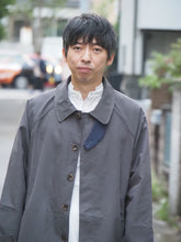 画像をギャラリービューアに読み込む, KELEN "BAL COLLAR COAT CHARCOAL/NAVY"