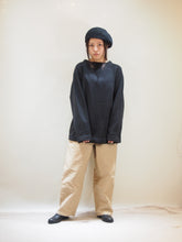 画像をギャラリービューアに読み込む, setto × toulouse "モールスキン 2タック ワイドパンツ BEIGE"