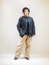 画像をギャラリービューアに読み込む, setto × toulouse "モールスキン 2タック ワイドパンツ BEIGE"