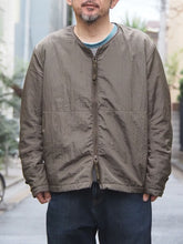 画像をギャラリービューアに読み込む, dip "ナイロン ノーカラージャケット OLIVE"