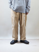 画像をギャラリービューアに読み込む, setto × toulouse "モールスキン 2タック ワイドパンツ BEIGE"