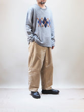 画像をギャラリービューアに読み込む, setto × toulouse "モールスキン 2タック ワイドパンツ BEIGE"