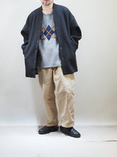 画像をギャラリービューアに読み込む, setto × toulouse "モールスキン 2タック ワイドパンツ BEIGE"