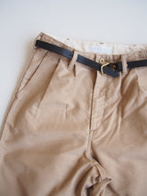画像をギャラリービューアに読み込む, setto × toulouse "モールスキン 2タック ワイドパンツ BEIGE"