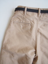 画像をギャラリービューアに読み込む, setto × toulouse "モールスキン 2タック ワイドパンツ BEIGE"