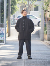 画像をギャラリービューアに読み込む, KELEN "2025 NO COLLAR EGG JACKET BLACK"