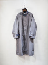 画像をギャラリービューアに読み込む, KELEN "BAL COLLAR COAT CHARCOAL/NAVY"
