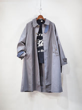 画像をギャラリービューアに読み込む, KELEN "BAL COLLAR COAT CHARCOAL/NAVY"